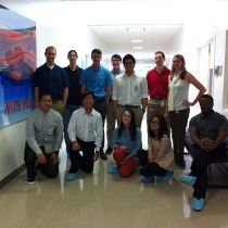 Foto di Fujitsu in tema di: Our Summer 2015 interns on their on-site tour to the manufacturing lab
